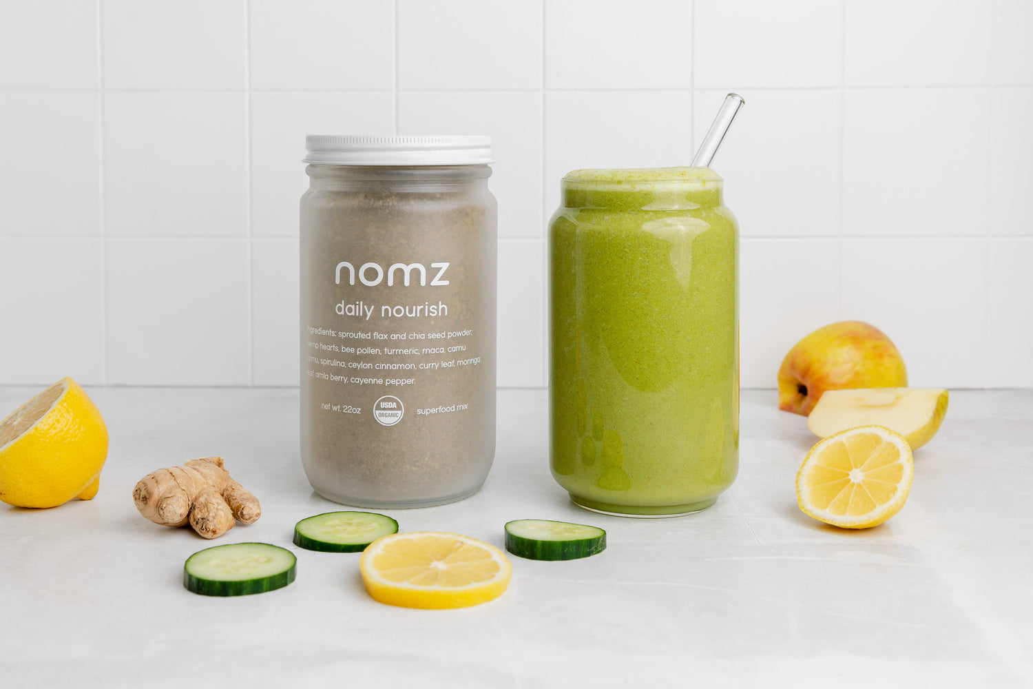 Glowing Green Juice (No Juicer Needed)