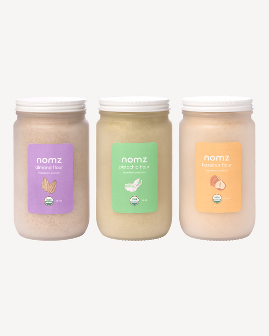 organic nut flour trio
