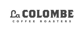 Black and grey La Colombe logo.