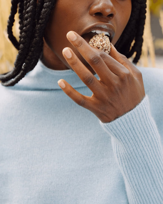 organic almond bites