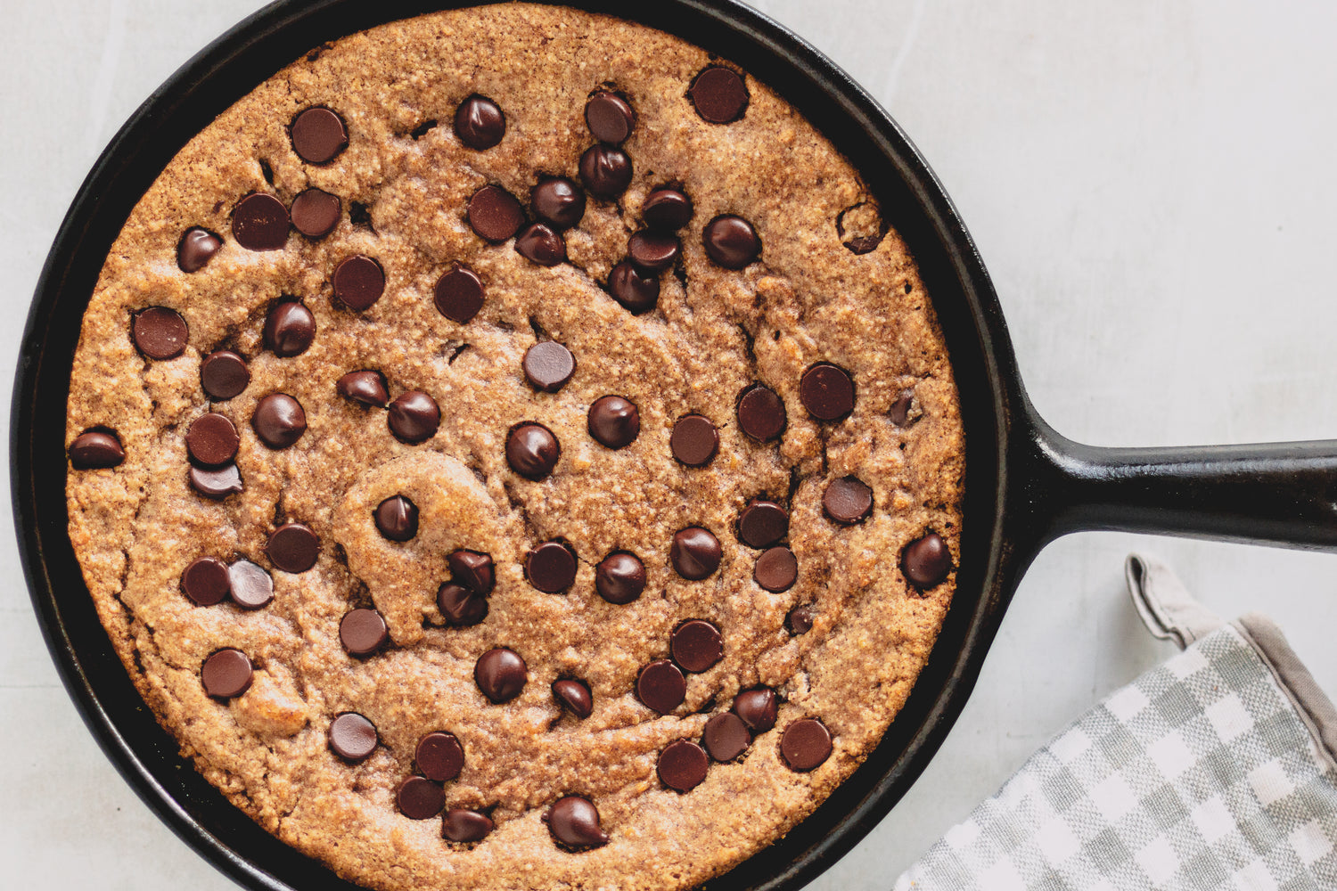 Hazelnut Chocolate Chip Cookie Skillet