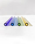 glass straw set