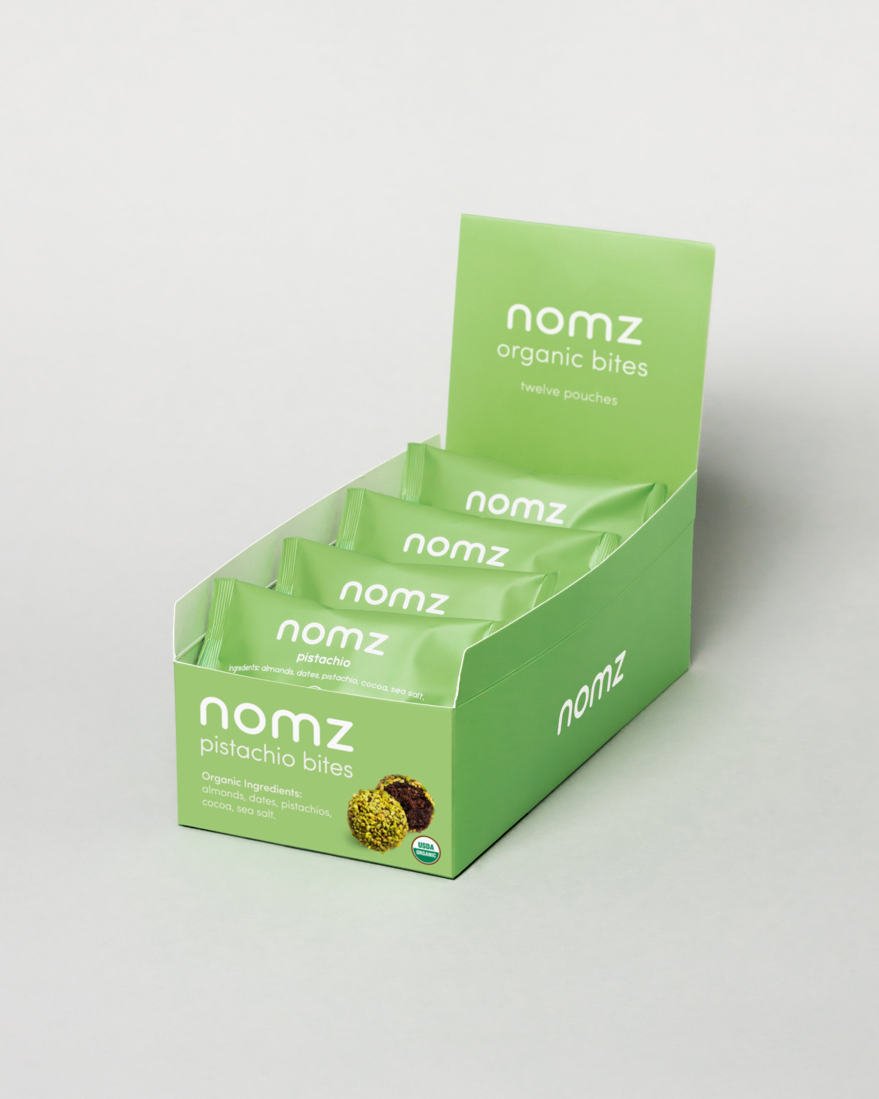 nomz · pistachio energy bites jar | nomz